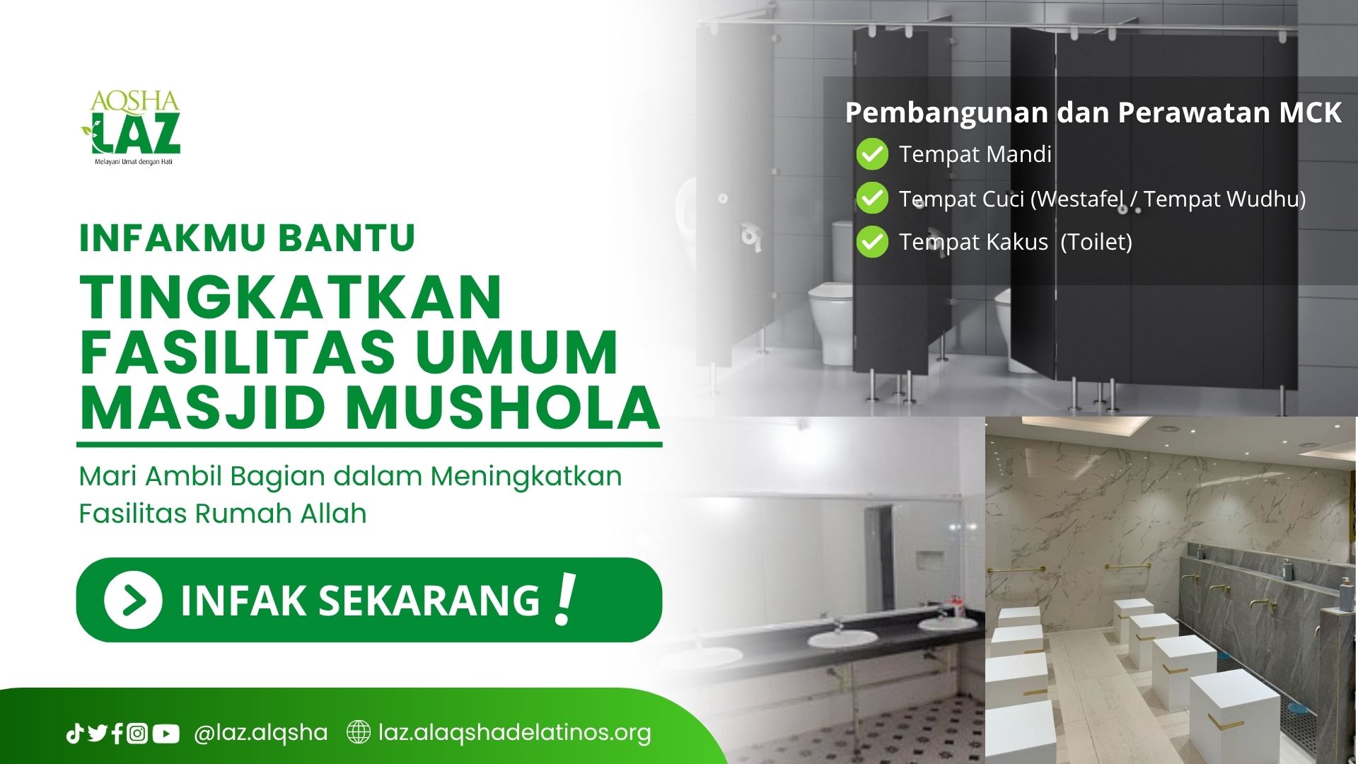 Infakmu Bantu Tingkatkan Fasilitas MCK